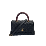 Chanel Matelasse Coco Handle Top Handle Flap Bag